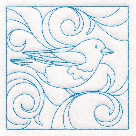 Winter Birds Quilting - Rosy Finch (Double Run)