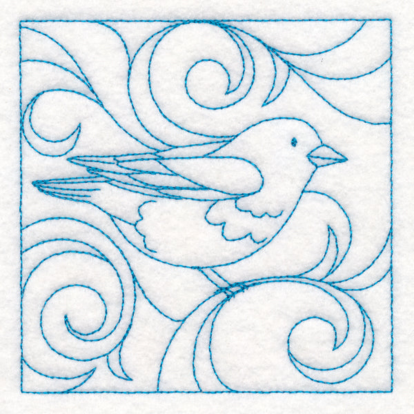 Winter Birds Quilting - Rosy Finch (Double Run)
