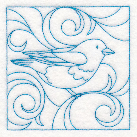 Winter Birds Quilting - Rosy Finch (Double Run)