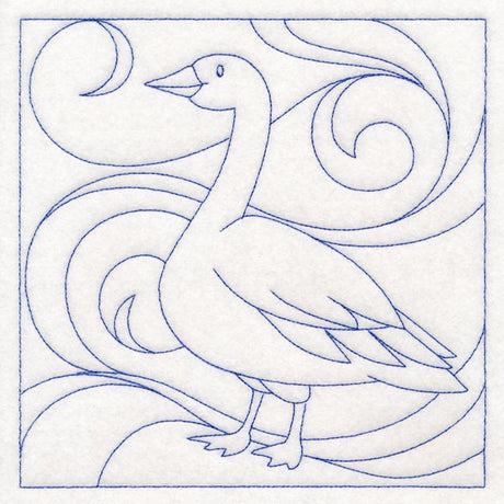 Winter Birds Quilting - Snow Goose (Double Run)