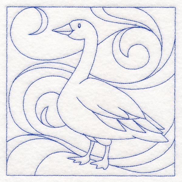 Winter Birds Quilting - Snow Goose (Double Run)