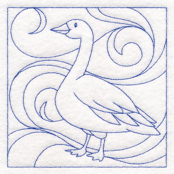 Winter Birds Quilting - Snow Goose (Double Run)