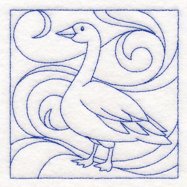 Winter Birds Quilting - Snow Goose (Double Run)