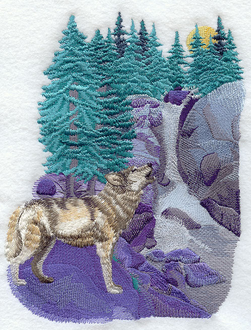 Wolf & Waterfall