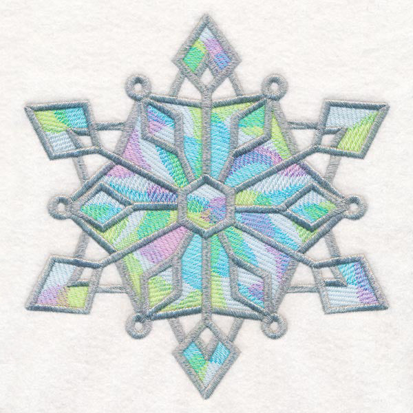 Iridescent Splendor Snowflake 1