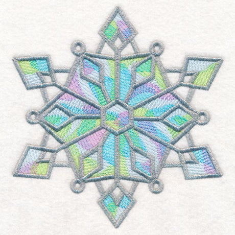 Iridescent Splendor Snowflake 1