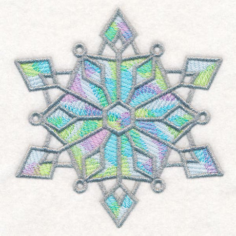 Iridescent Splendor Snowflake 1
