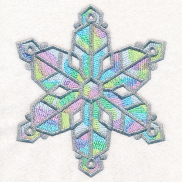 Iridescent Splendor Snowflake 2