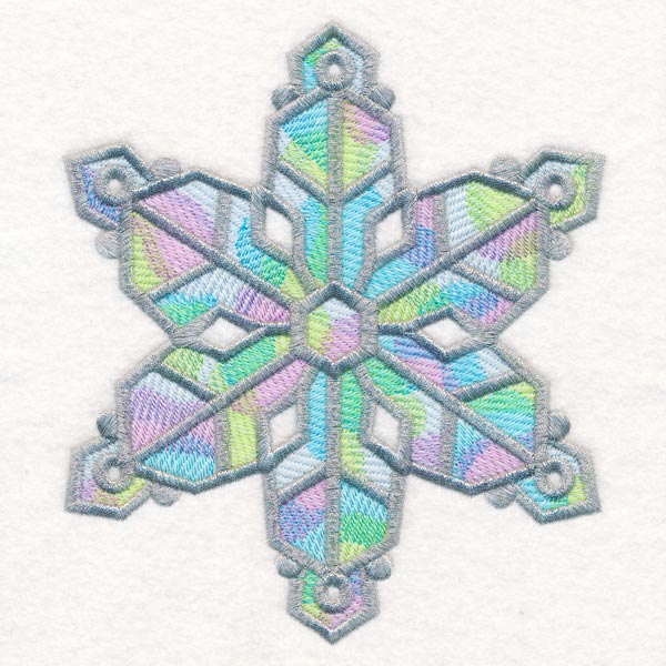 Iridescent Splendor Snowflake 2