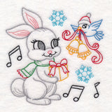 Playful Christmas Bunny (Vintage)