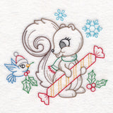 Playful Christmas Squirrel (Vintage)