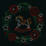 Dainty Rocking Horse Wreath (Vintage)