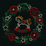 Dainty Rocking Horse Wreath (Vintage)