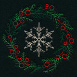 Dainty Snowflake Wreath (Vintage)