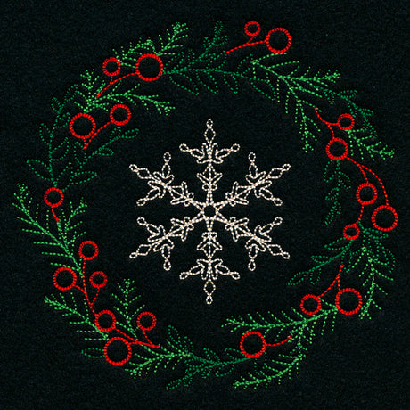 Dainty Snowflake Wreath (Vintage)