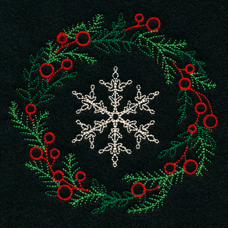 Dainty Snowflake Wreath (Vintage)