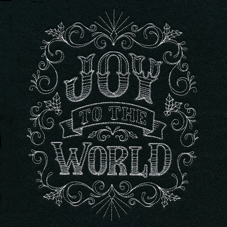 Victorian Chalkboard Joy to the World