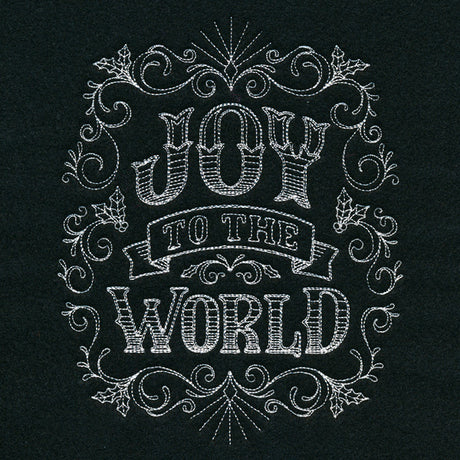 Victorian Chalkboard Joy to the World