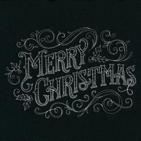 Victorian Chalkboard Merry Christmas