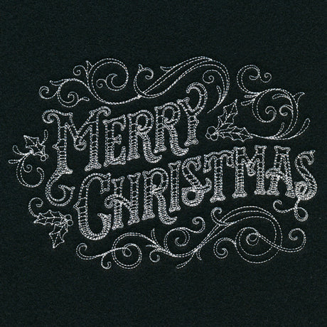 Victorian Chalkboard Merry Christmas