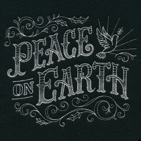 Victorian Chalkboard Peace on Earth