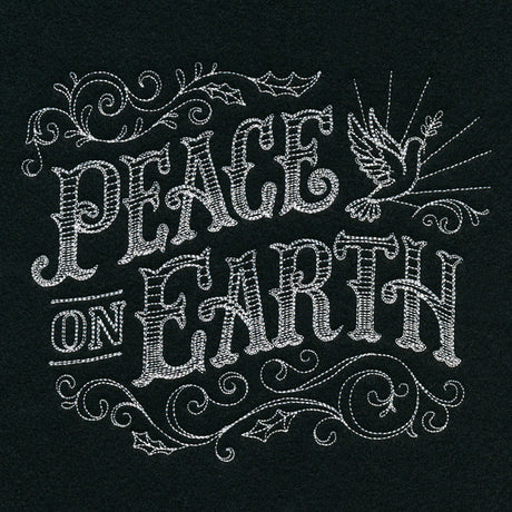 Victorian Chalkboard Peace on Earth