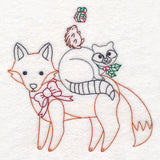 Holiday Fox and Friends Stack (Vintage)