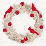 Baroque Cardinal Wreath