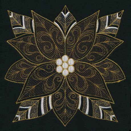 Yuletide Glamour Poinsettia