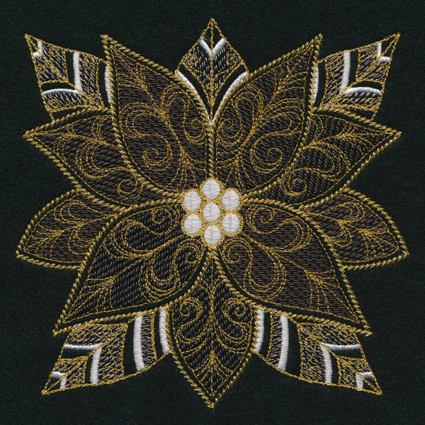 Yuletide Glamour Poinsettia