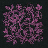 Free Spirit Floral Square (Thick Thread)