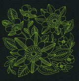 Bright Blooms Floral Square (Thick Thread)