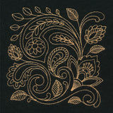 Pretty Paisley Square (Thick Thread)