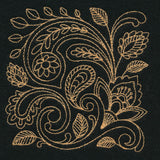 Pretty Paisley Square (Thick Thread)