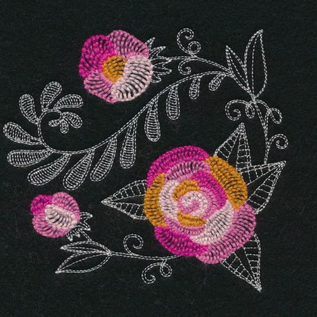 Garden Textures Square 1 (Thick Thread)