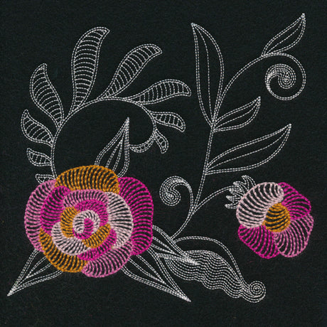 Garden Textures Square 2 (Thick Thread)