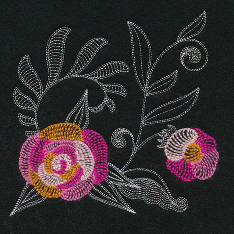 Garden Textures Square 2 (Thick Thread)