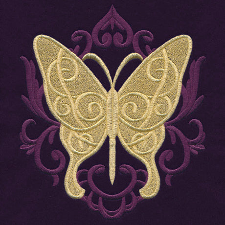 Glittering Baroque Butterfly