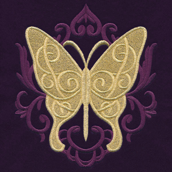 Glittering Baroque Butterfly