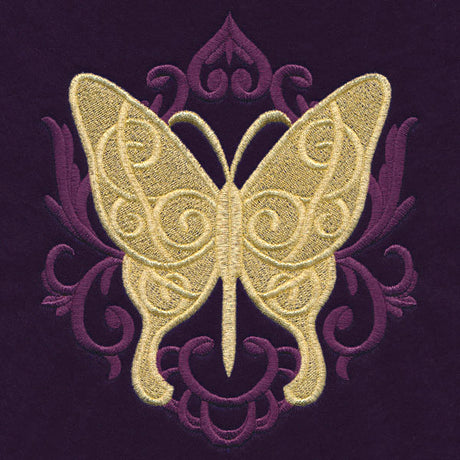 Glittering Baroque Butterfly