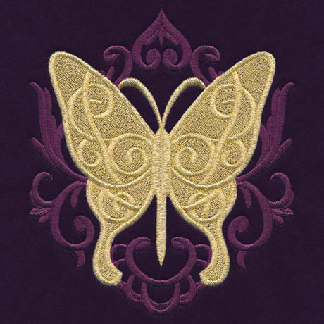 Glittering Baroque Butterfly