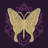 Glittering Baroque Butterfly