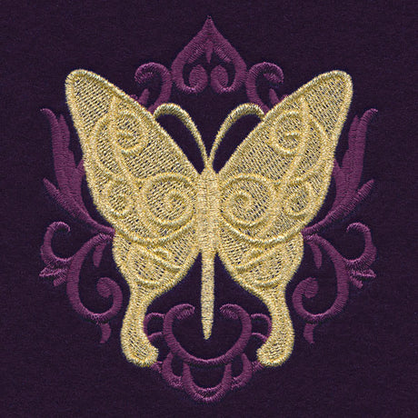 Glittering Baroque Butterfly