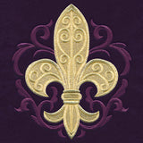 Glittering Baroque Fleur de Lis