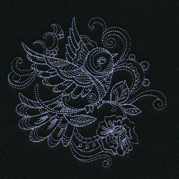 Delicate Doodle Bird (Vintage)