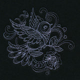 Delicate Doodle Bird (Vintage)