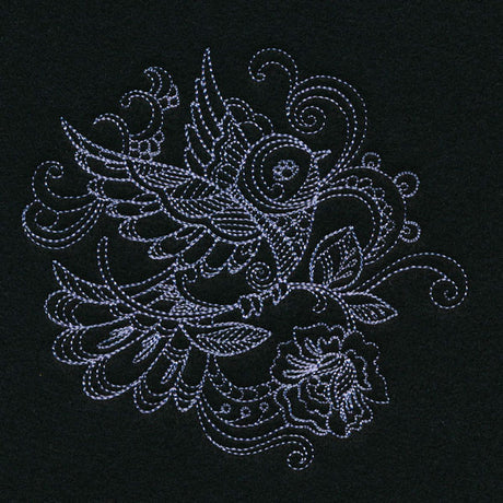 Delicate Doodle Bird (Vintage)