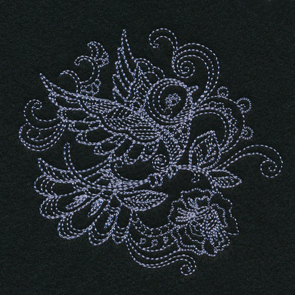 Delicate Doodle Bird (Vintage)