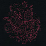 Delicate Doodle Butterfly (Vintage)