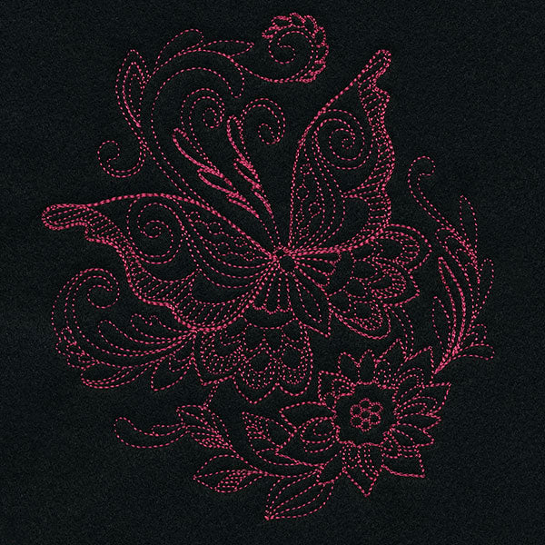 Delicate Doodle Butterfly (Vintage)